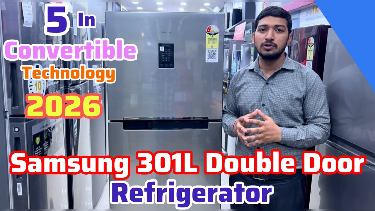 Best Double Door Refrigerator | Samsung 301Ltr Double Door Fridge Review 2026 | Samsung RT31H4522S8