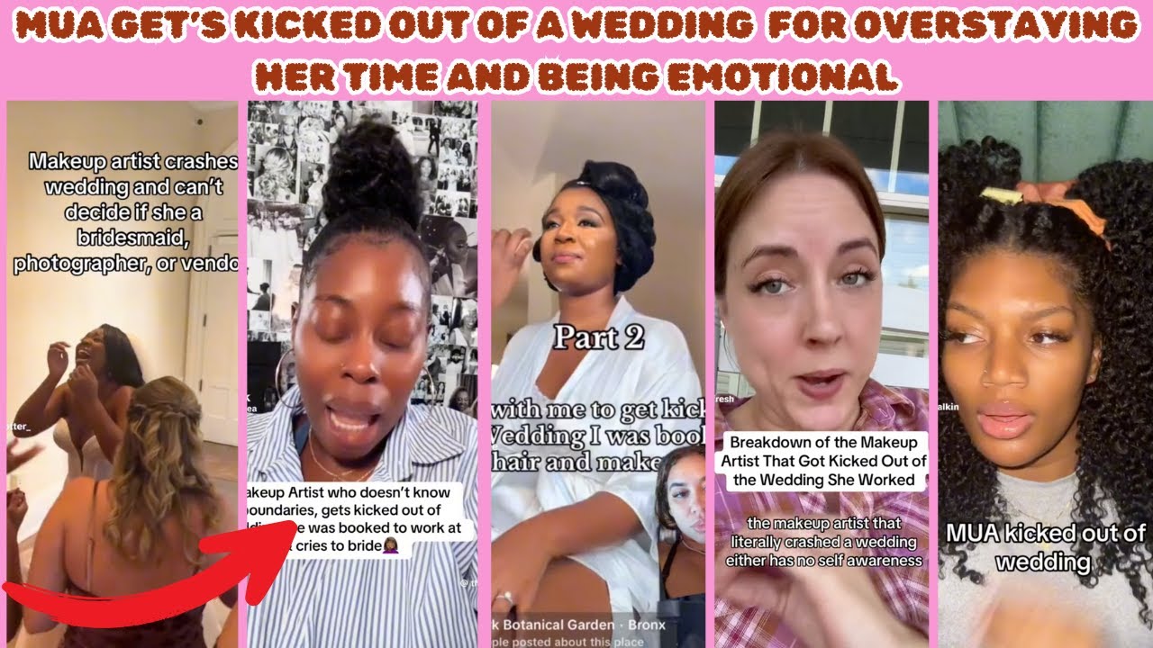 VIRAL MAKE UP ARTIST GETS KICKED OUT OF A WEDDING! IS SHE IN THE WRONG? #thekeylookllc #viralvideo