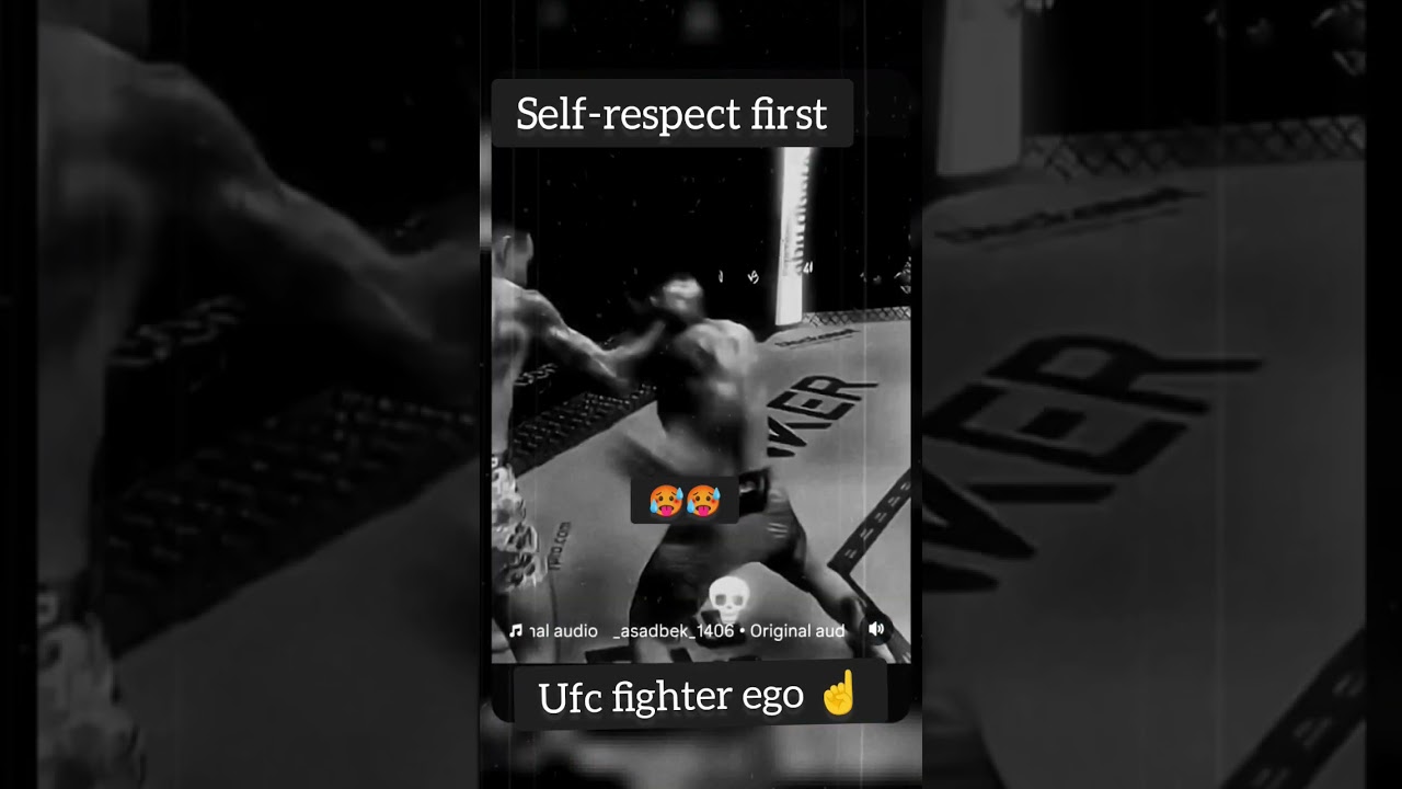 Ego and self-respect issue in Ufc🤫👊☝#boxing #ufc #motivation .