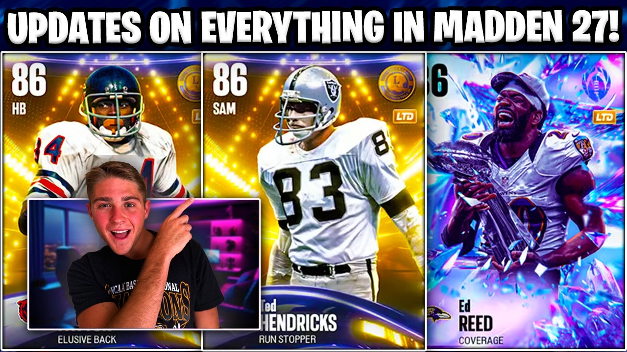 ОБНОВЛЕНИЯ ПО ВСЕМУ MADDEN 27! УТЕЧКИ ИНФОРМАЦИИ О КОЛЛЕКЦИОННОЙ СЕРИИ, СЛОМАННЫЙ АУКЦИОННЫЙ ДОМ ...