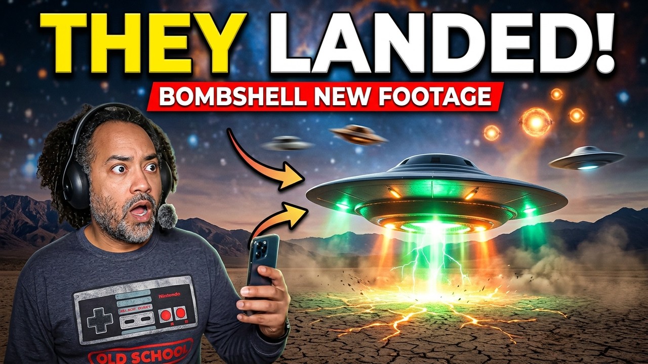 UFO Lands in BOMBSHELL New UAP Footage! THEY ARE HERE!