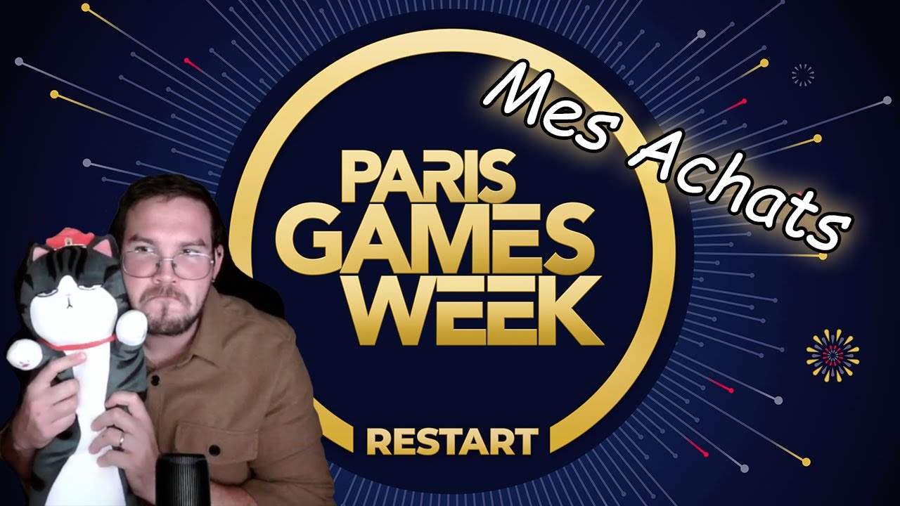 Mes achats à la Paris Games Week 2022