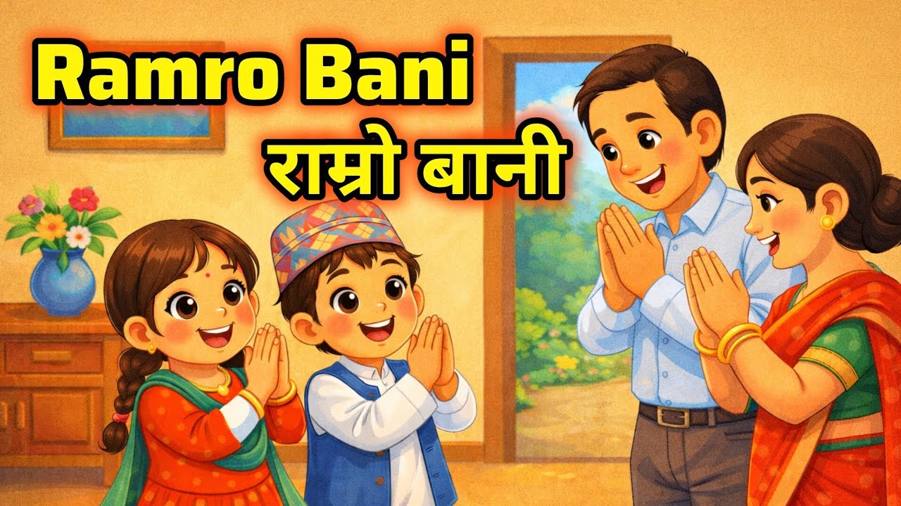 Nani Babu Learn Good Habits | Nepali Rhymes for Kids 