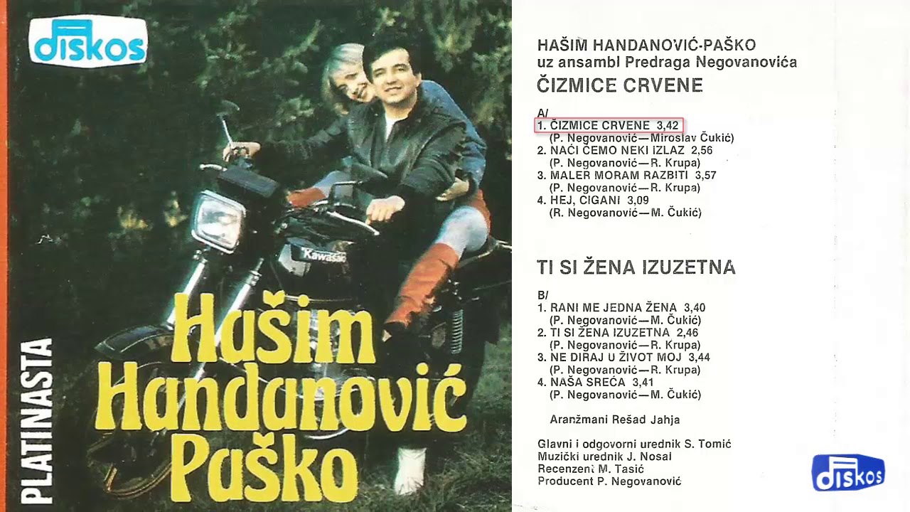 Hasim Handanovic Pasko - Cizmice crvene - (Audio 1984)