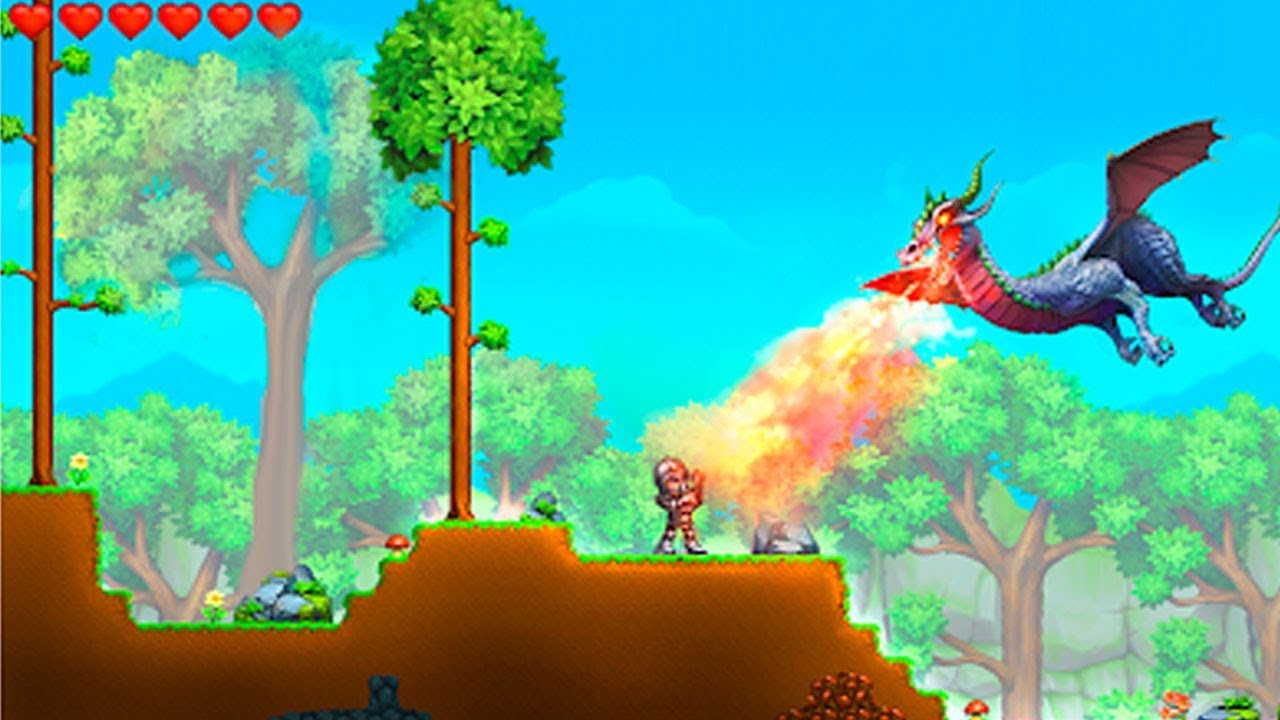 Новый Орион Встретили Новых Боссов Дракон и монах! Adventaria 2D World!