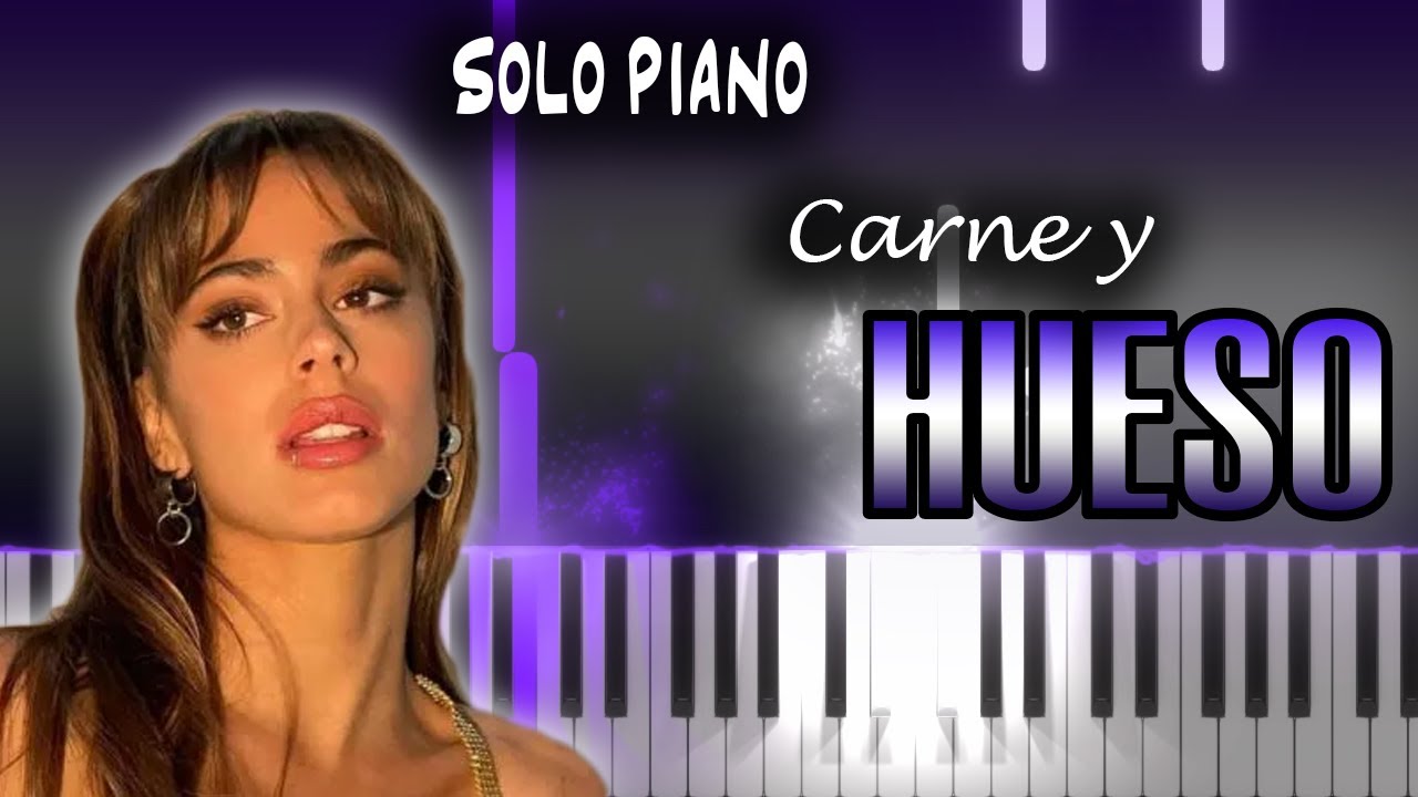 TINI - Carne y Hueso | PIANO Tutorial / Cover + Letra