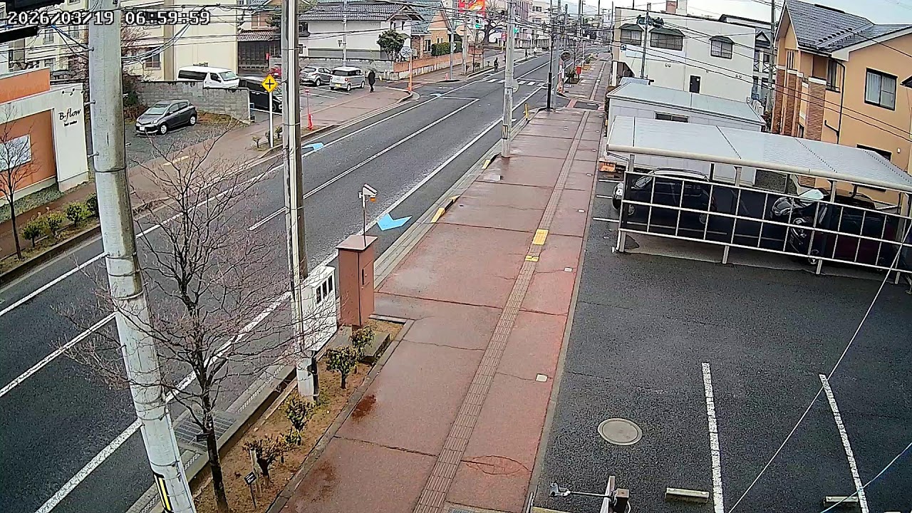 山形県山形市若葉町道路沿いライブカメラ Yamagata Yamagatashi Live camera.world.cam