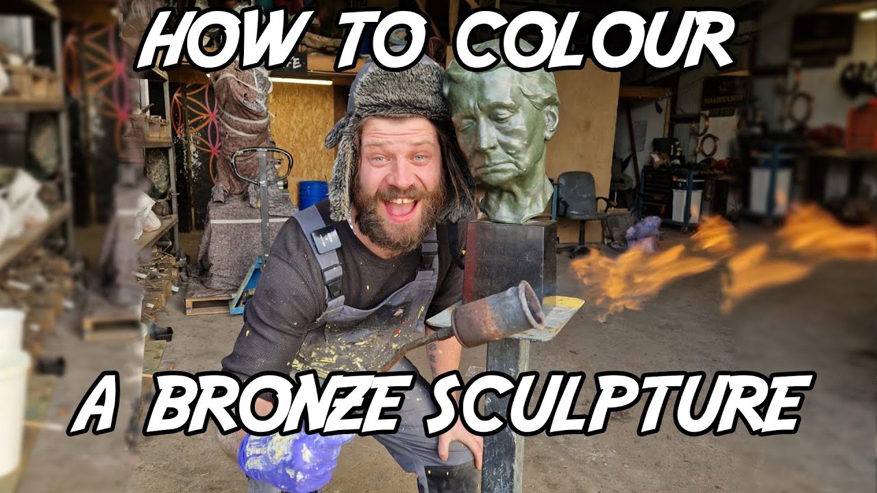 HOW TO COLOUR A BRONZE SCULPTURE // THE LOST FOUNDRY