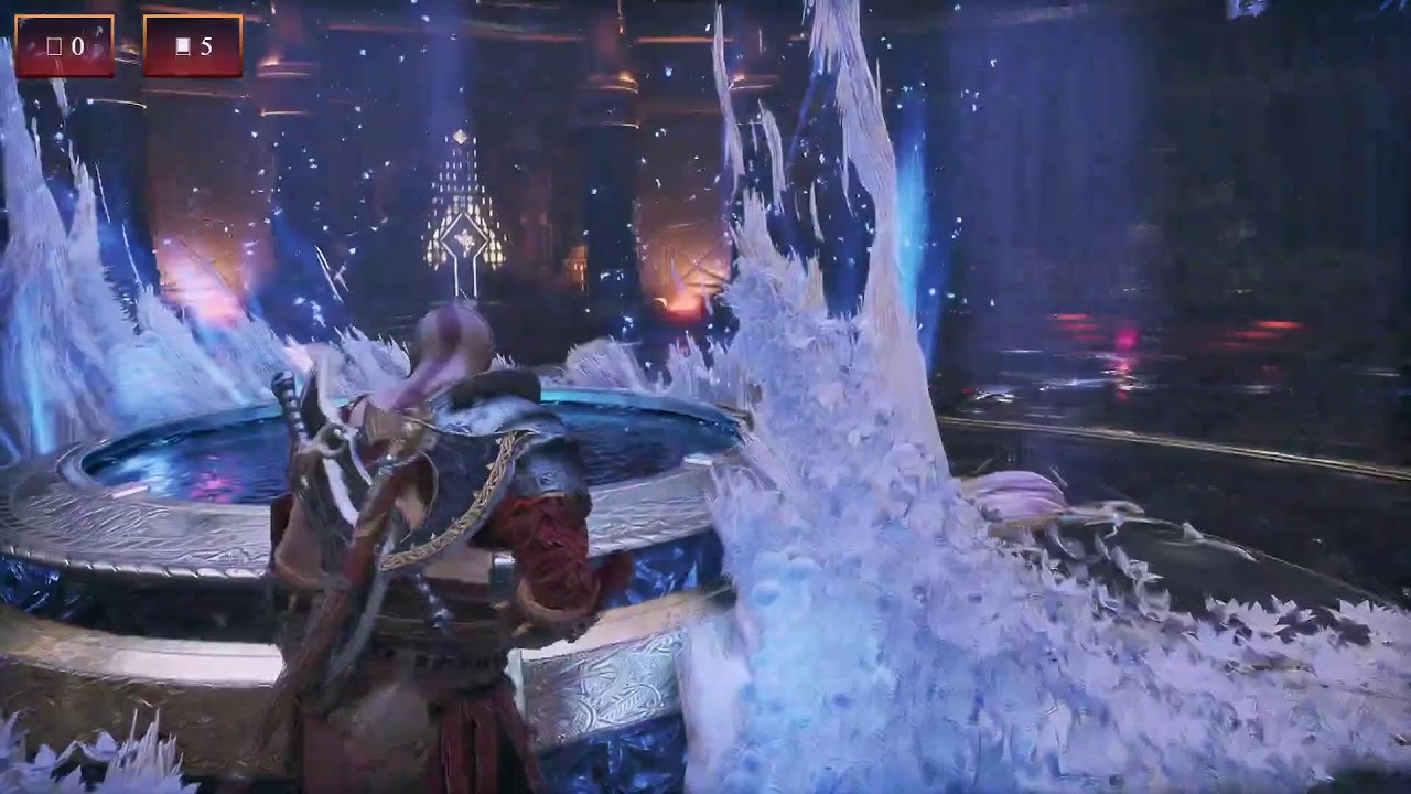 jogando god of war e tiltando com o atreus