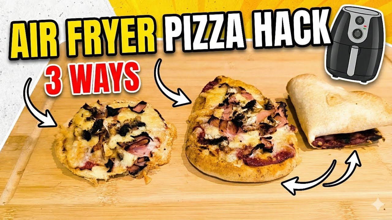 Вы будете УДИВЛЕНЫ рецептом приготовления пиццы с помощью ленивой фритюрницы, БЕЗ ТРУДОВЫХ усилий!!