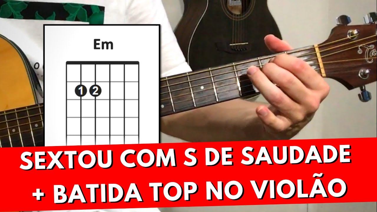 Como Tocar S de Saudade (Aula de violão Sertanejo)