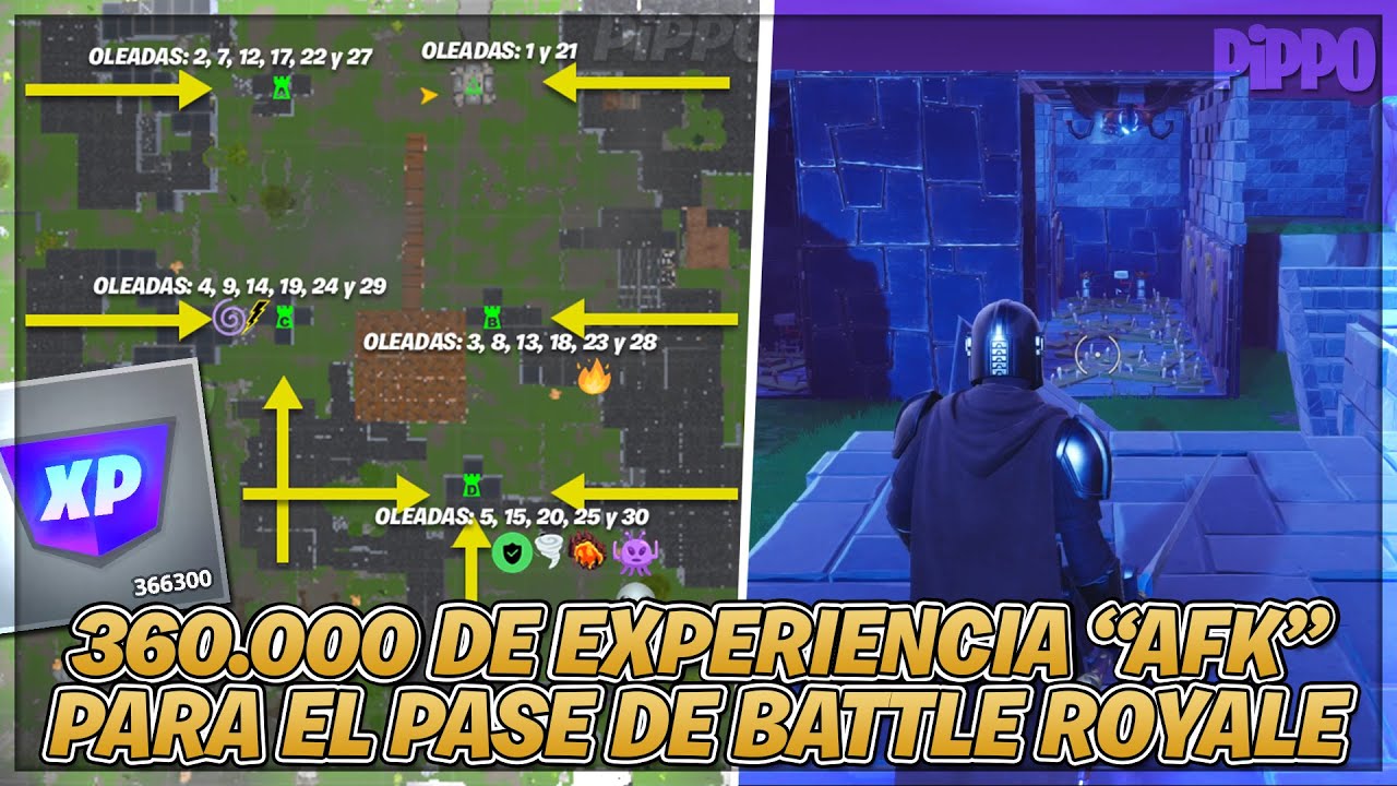366.000 DE EXPERIENCIA JUGANDO RESISTENCIA - TOUR BASE - BOSQUE PEDREGOSO: 30 OLEADAS - FORTNITE SeM