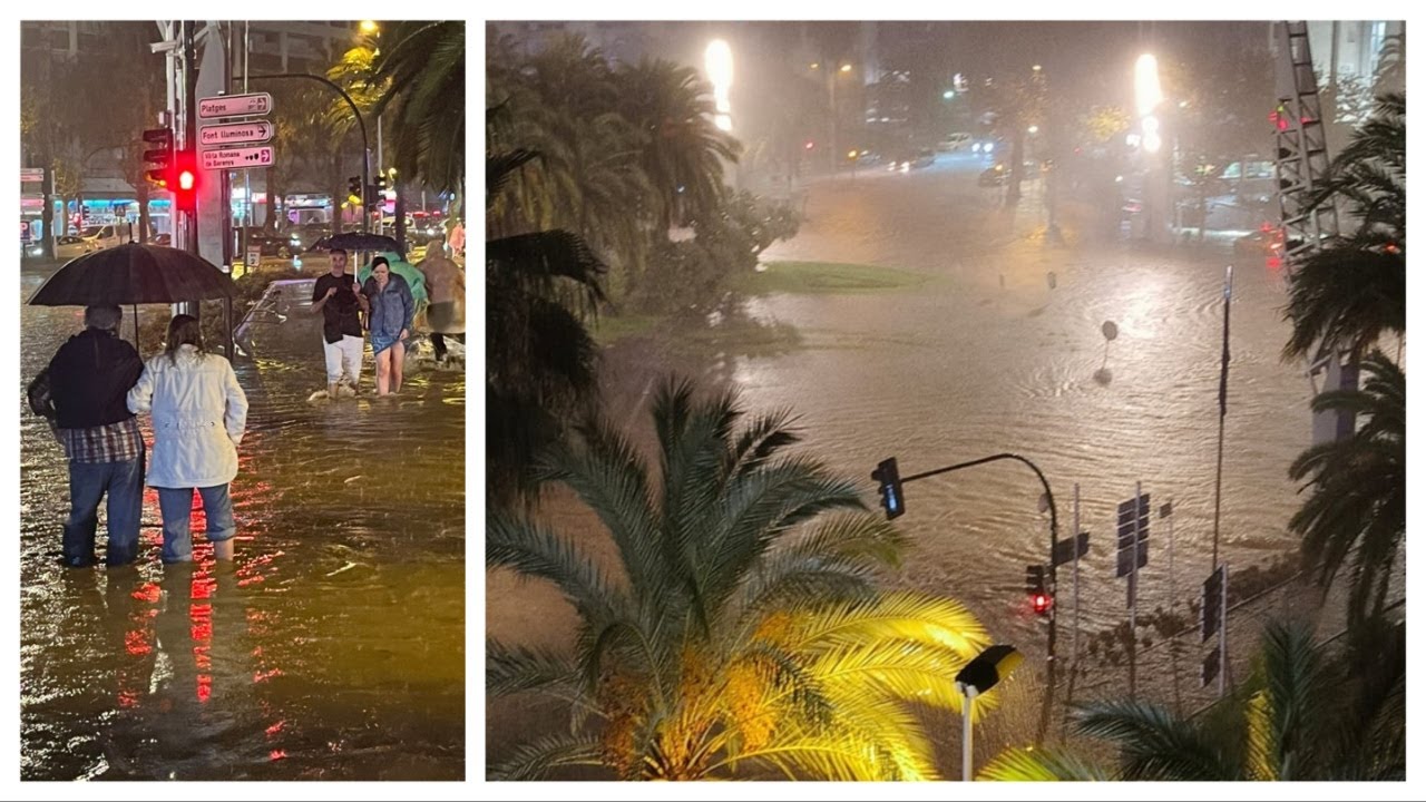 Flooding in Salou, Tarragona, Catalunya, Cataluña, Catalonia, Spain 20.09.2024