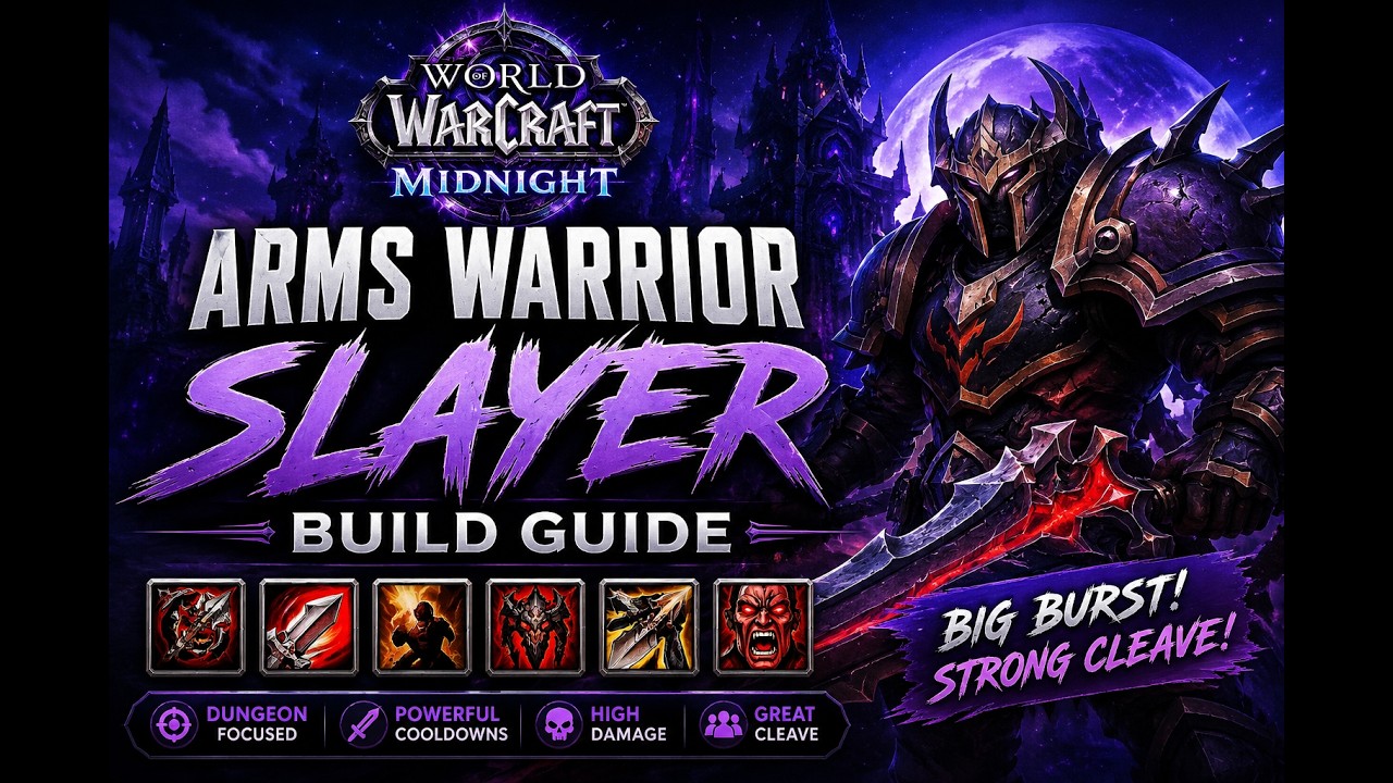 Best Arms Warrior Slayer Build for Mythic Plus | WoW Midnight 12.0.5
