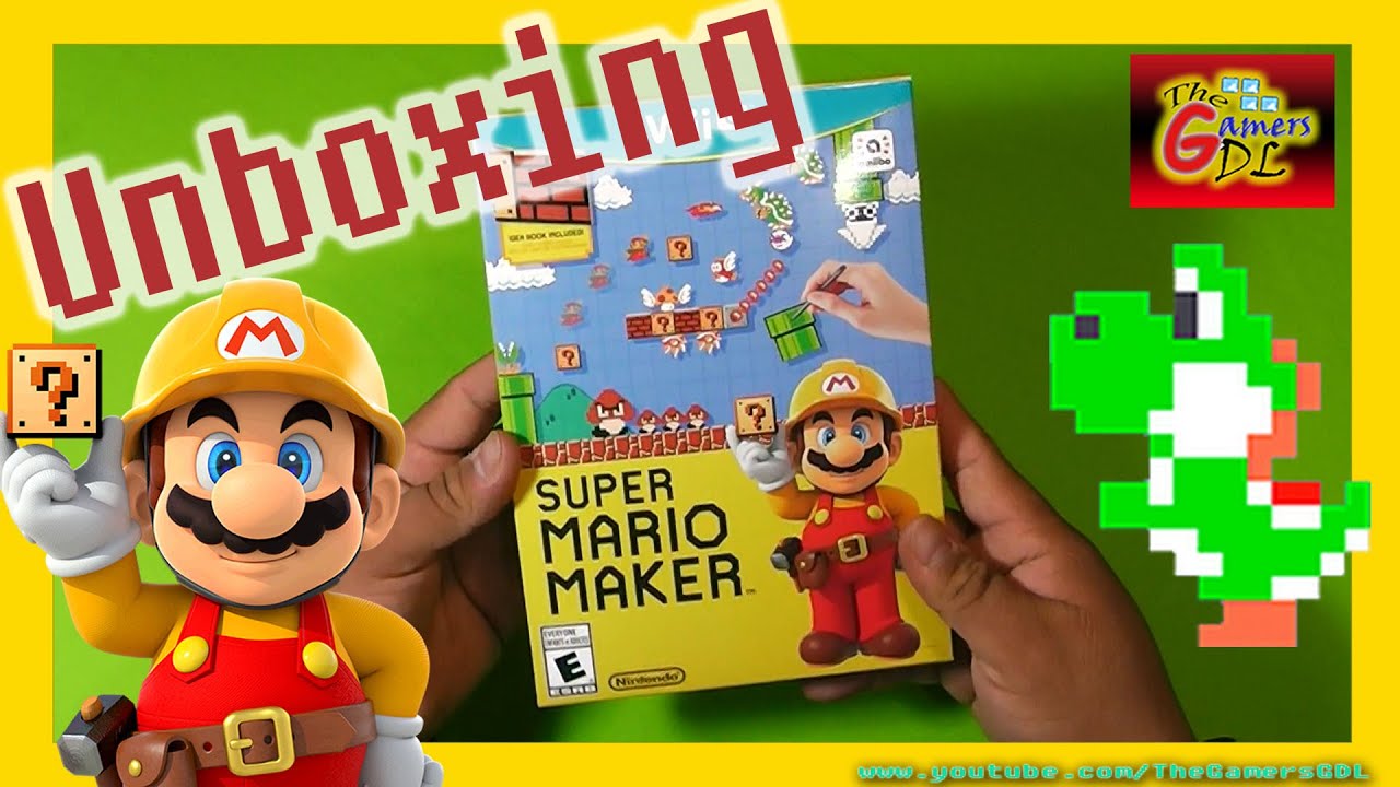 Super Mario Maker - Unboxing / Wii U