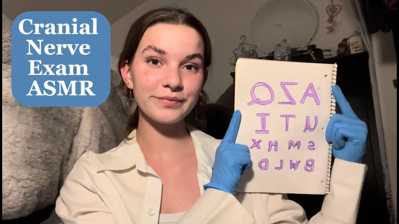 ⋅˚₊‧ ୨ Cranial Nerve Exam ASMR ୧ ‧₊˚ ⋅