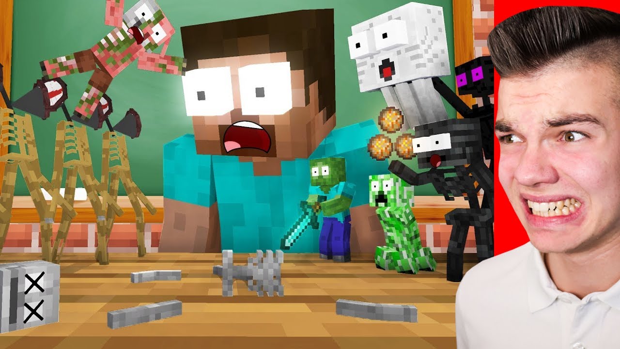 Śmieszna Animacja: APOKALIPSA MAŁYCH SIREN HEAD w Minecraft!