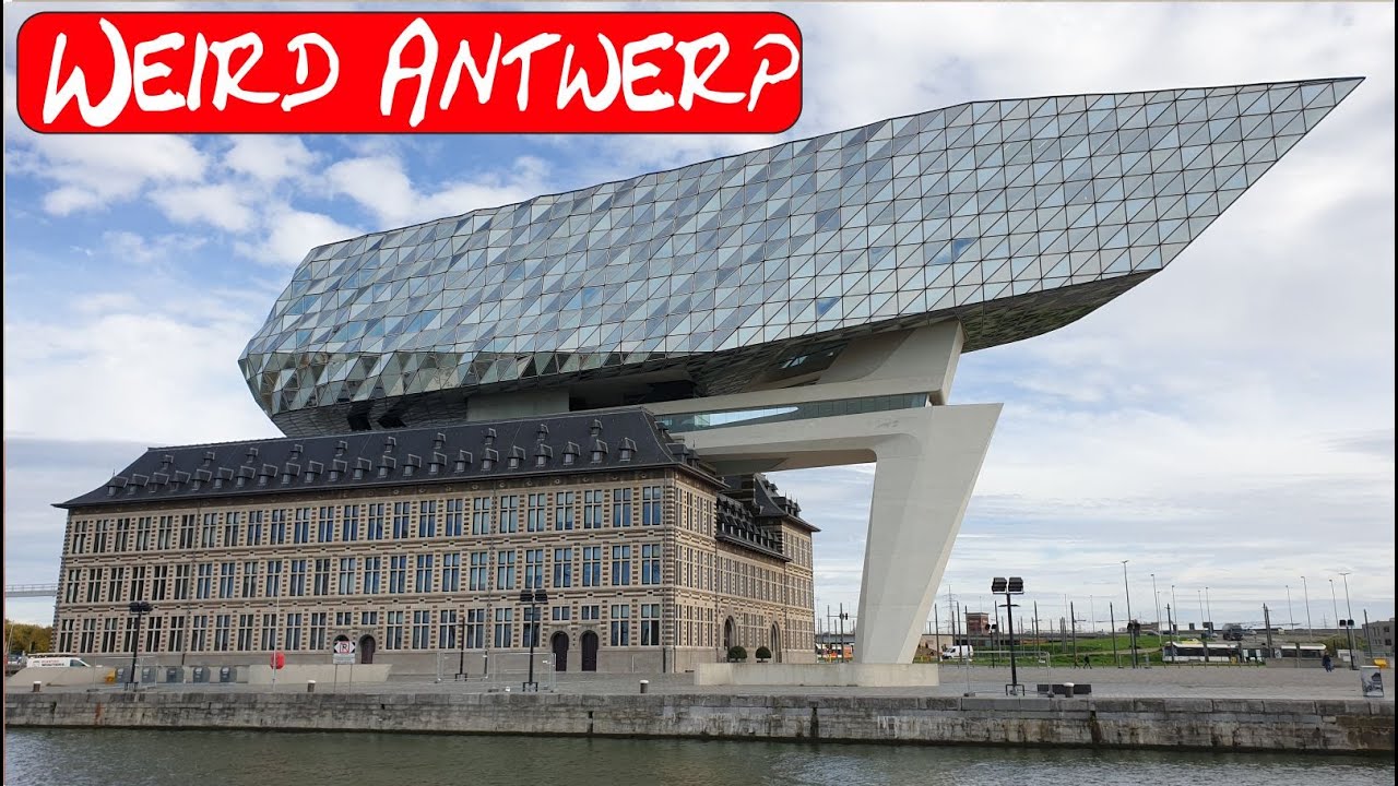 Weird Building in Antwerp Belgium : Antwerpen Belgi&euml; Havenhuis