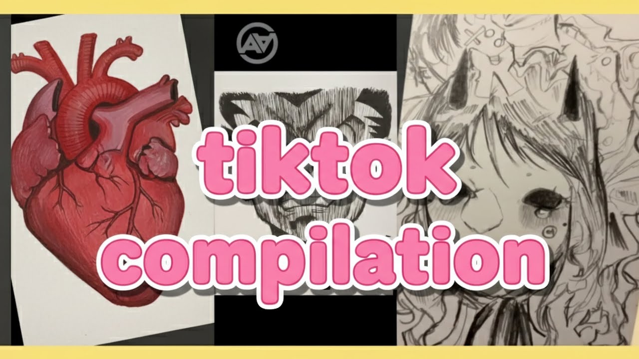 ART SKETCHBOOK TIKTOK compilation[Only for entertainment ] |
