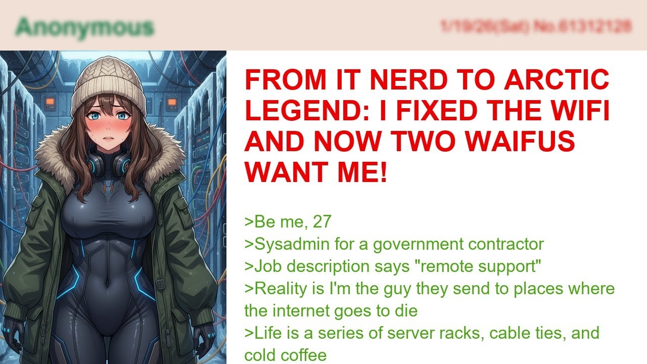 From IT Nerd to Arctic Legend: I Fixed the Wifi and Now TWO Waifus Want Me!