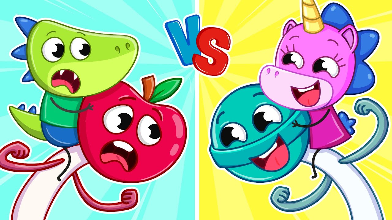 Sfida Lecca-lecca vs Frutta! | Impara a Fare Scelte Alimentari Sane🍎🍭| Teeny Mimi 🦄