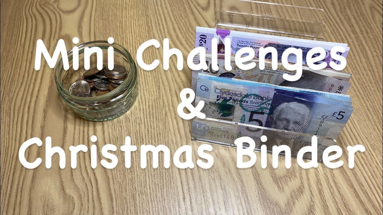 Mini Challenges | Christmas Binder | Savings Challenges | Low Income 
