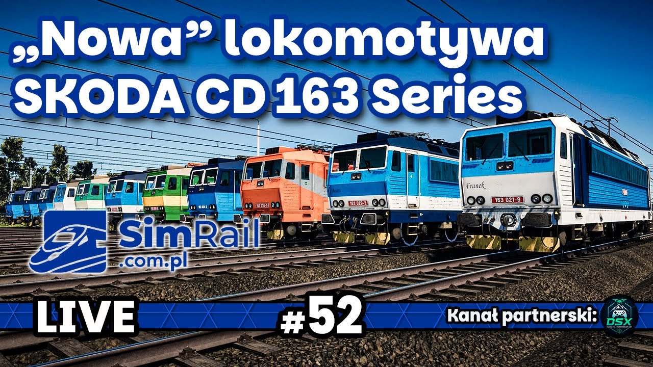 Testy nowo dodanej do symulatora czeskiej lokomotywy Skoda CD 163 SERIES | #51