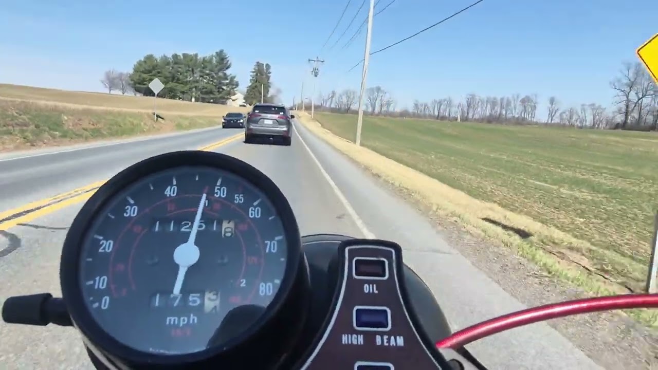 1981 CM400A Hondamatic with Emgo Shorties - Marietta to Lancaster Honda