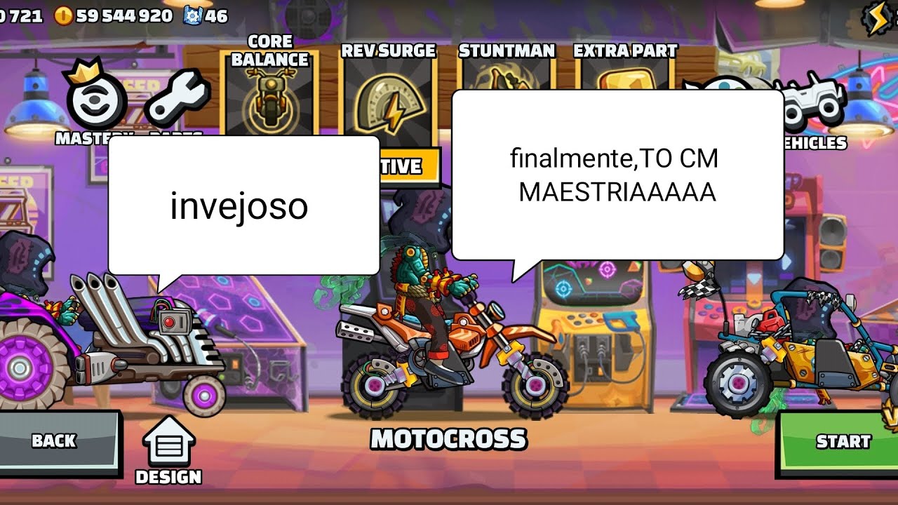 Jogando Eventos,Copas e muito MAIS no Hill Climb Racing 2 