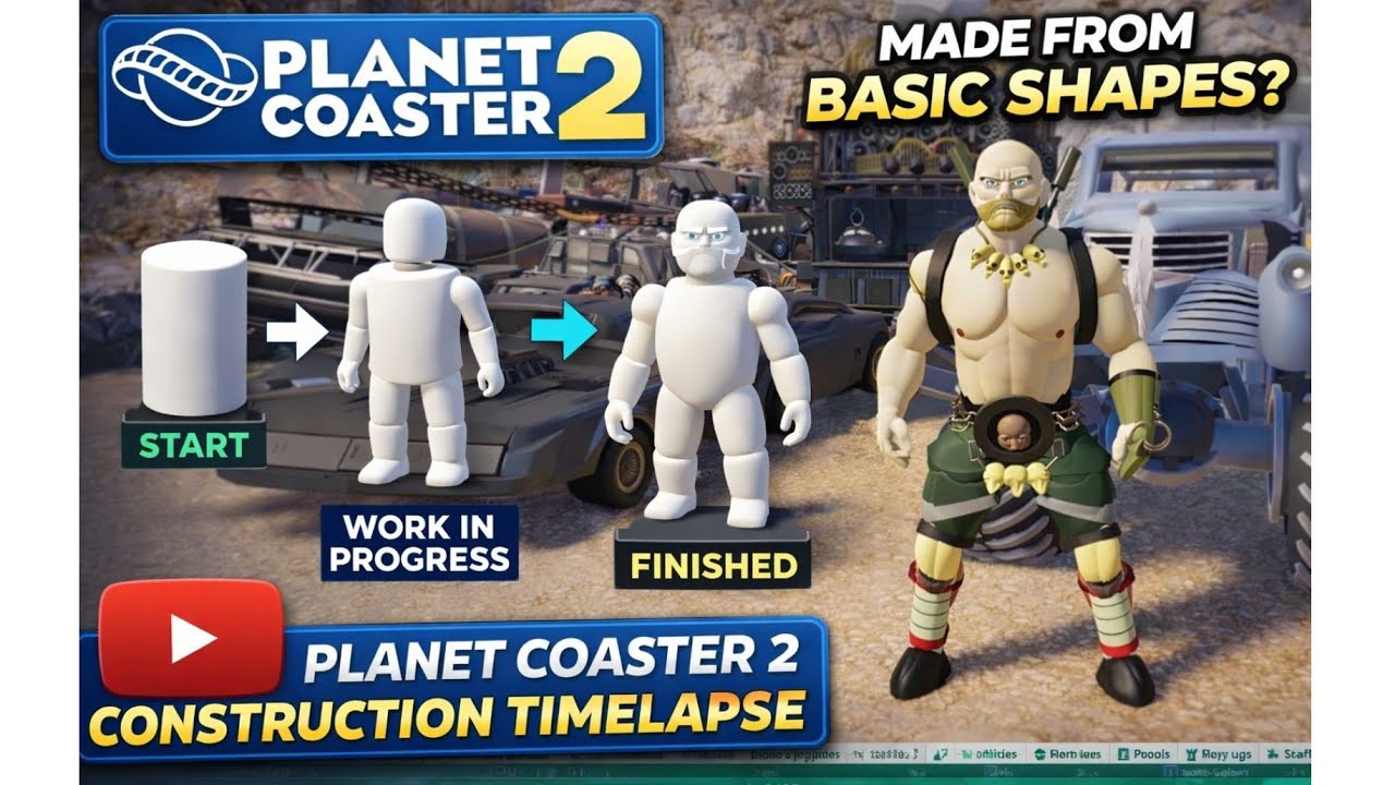 Turning basic shapes into realistic figures in Planco 2 - Rictus timelapse