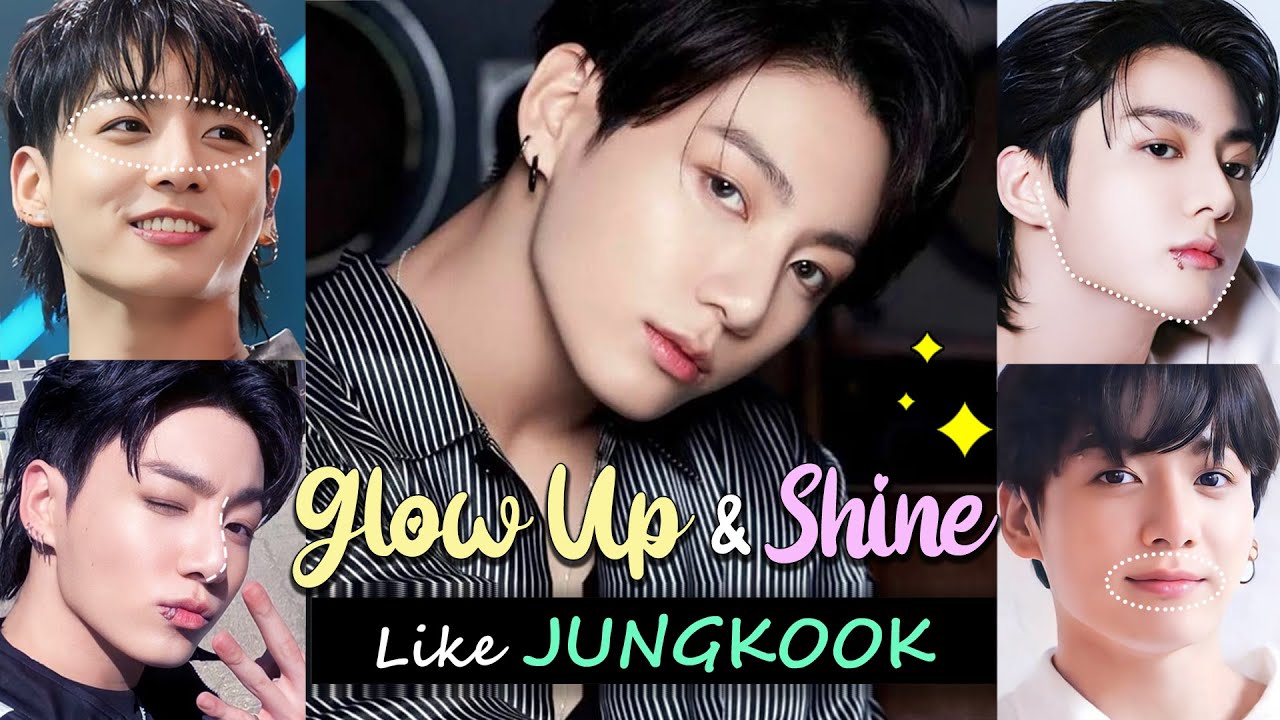 ✨ Сияй как Чонгук (BTS) | Щенячьи глазки, прямой нос, пухлые губы, V-образная челюсть айдола