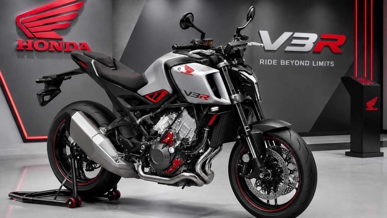 Honda V3R 2027 с нагнетателем наконец &laquo;засветился&raquo;! Серийная модель показана до официальной премьеры