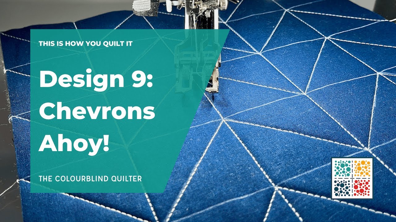 Дизайн стеганой работы «Шевроны Ахой» — Дизайн № 9 (Вот как это делается)