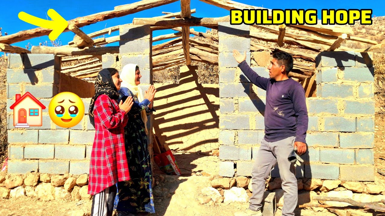 End of Homelessness |nstalling Wooden Beams for a Single Mother!