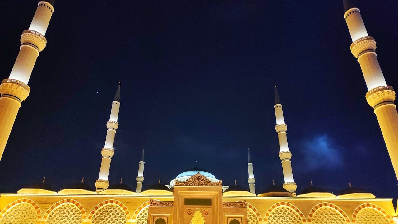 BÜYÜK ÇAMLICA CAMİİ AKŞAM EZANI SEGAH EZAN İSTANBUL