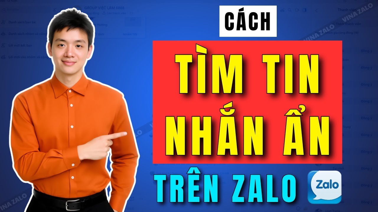Cách tìm tin nhắn ẩn trên Zalo nhanh gọn đơn giản nhất | Mở tin nhắn ẩn Zalo