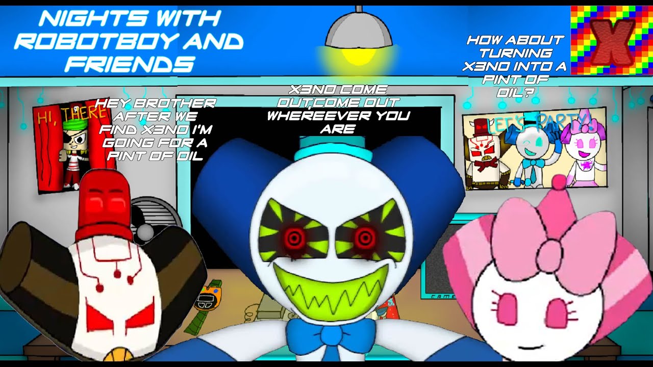 Robotboy And Co Tries To Terminate Me On My Nightshift - Nights With Robotboy And Friends Demo