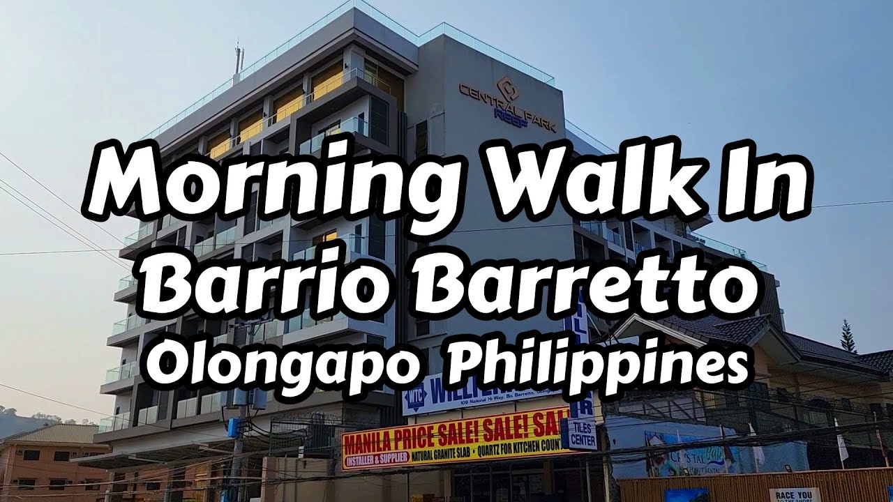 Barrio Barretto Morning Walk In Olongapo Philippines