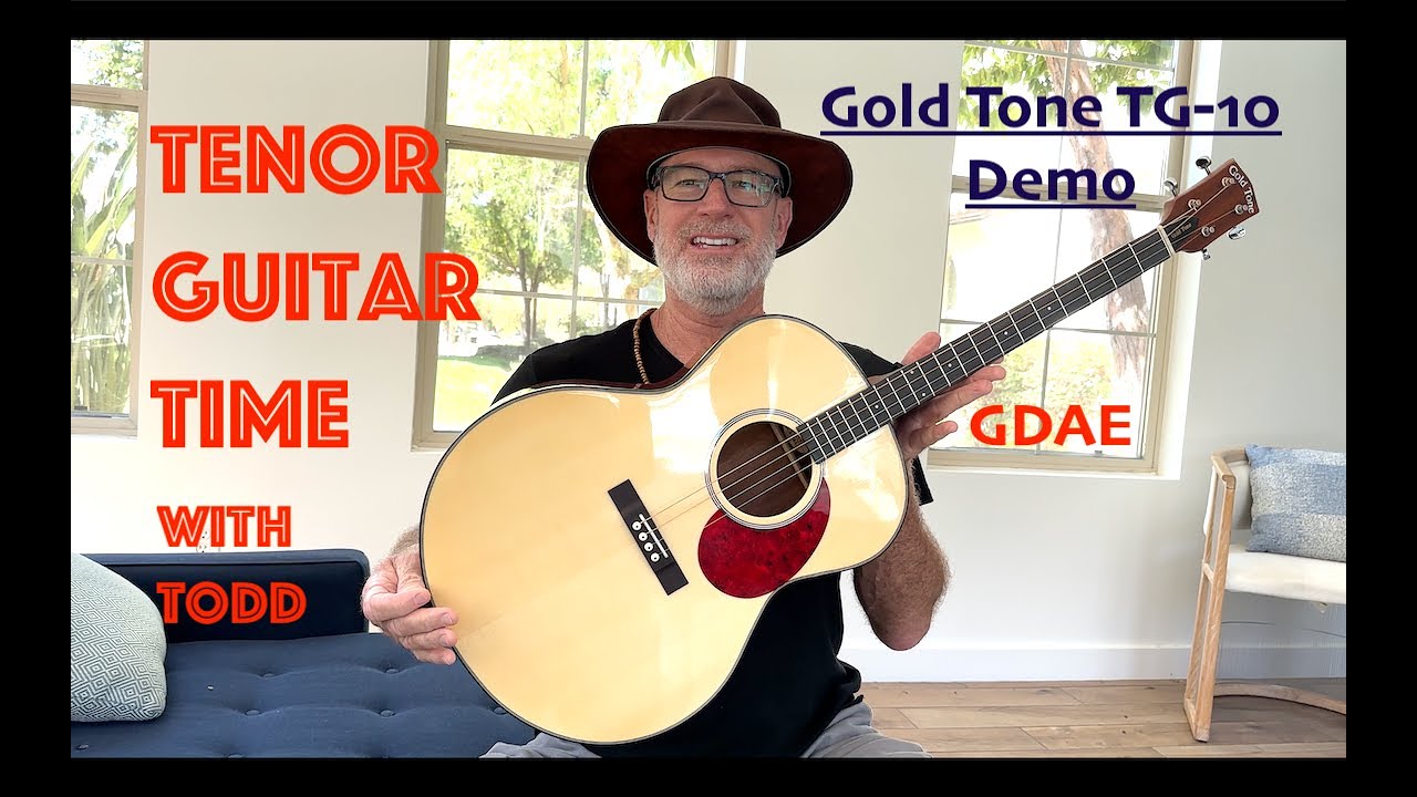 Gold Tone TG 10 Demo Review by Tenor Guitar Time with Todd GDAE