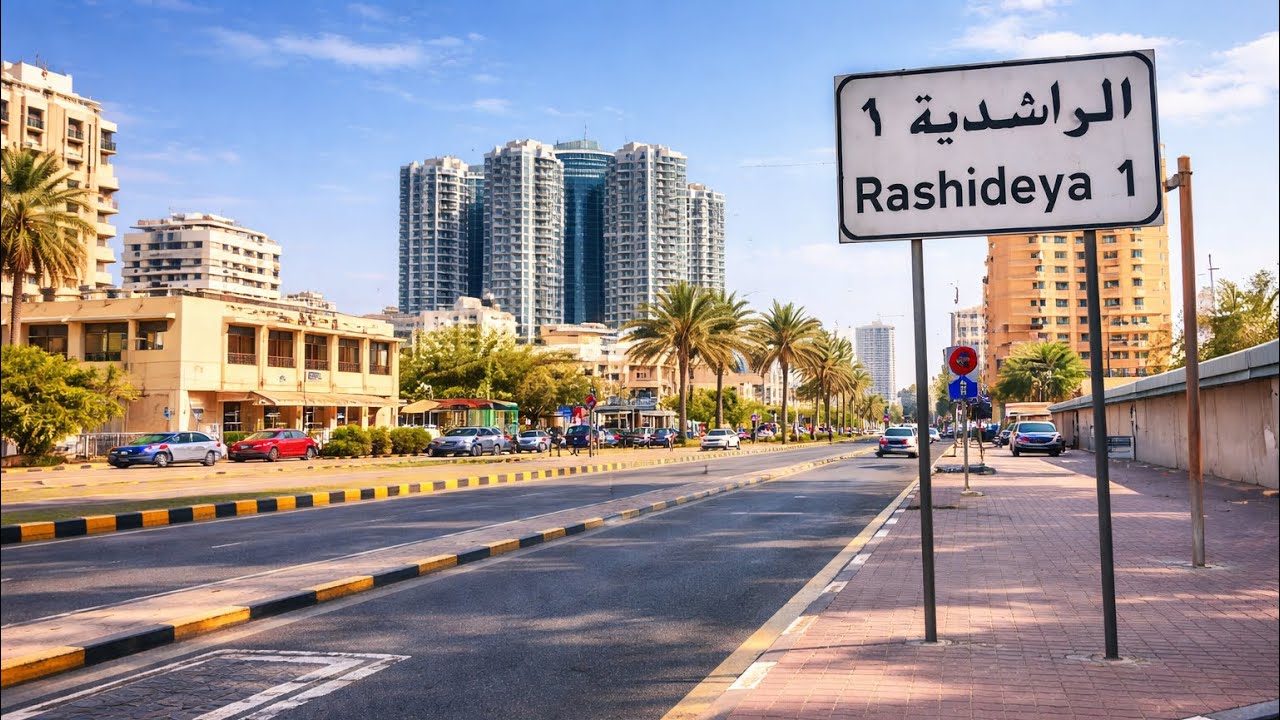 Streets Walking Al Rashidiya  🇦🇪 Ajman City in UAE @mhbvlog 