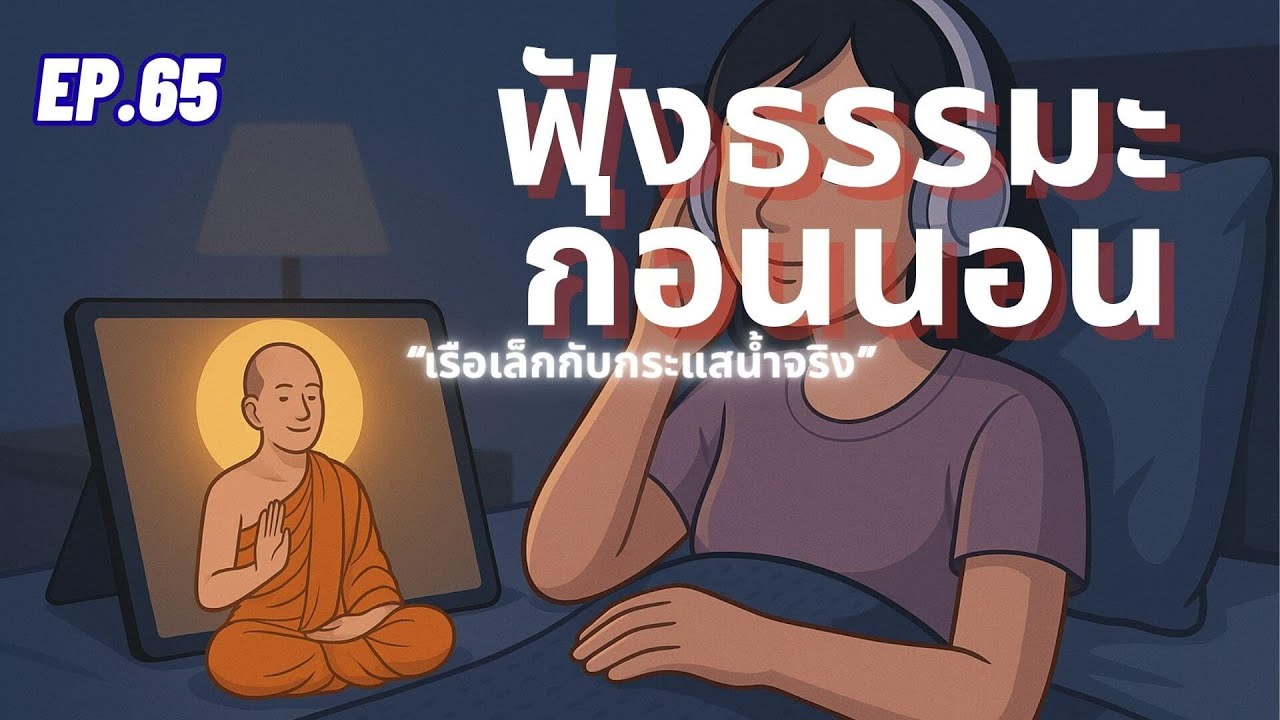 ธรรมะก่อนนอน |  “เรือเล็กกับกระแสน้ำจริง”