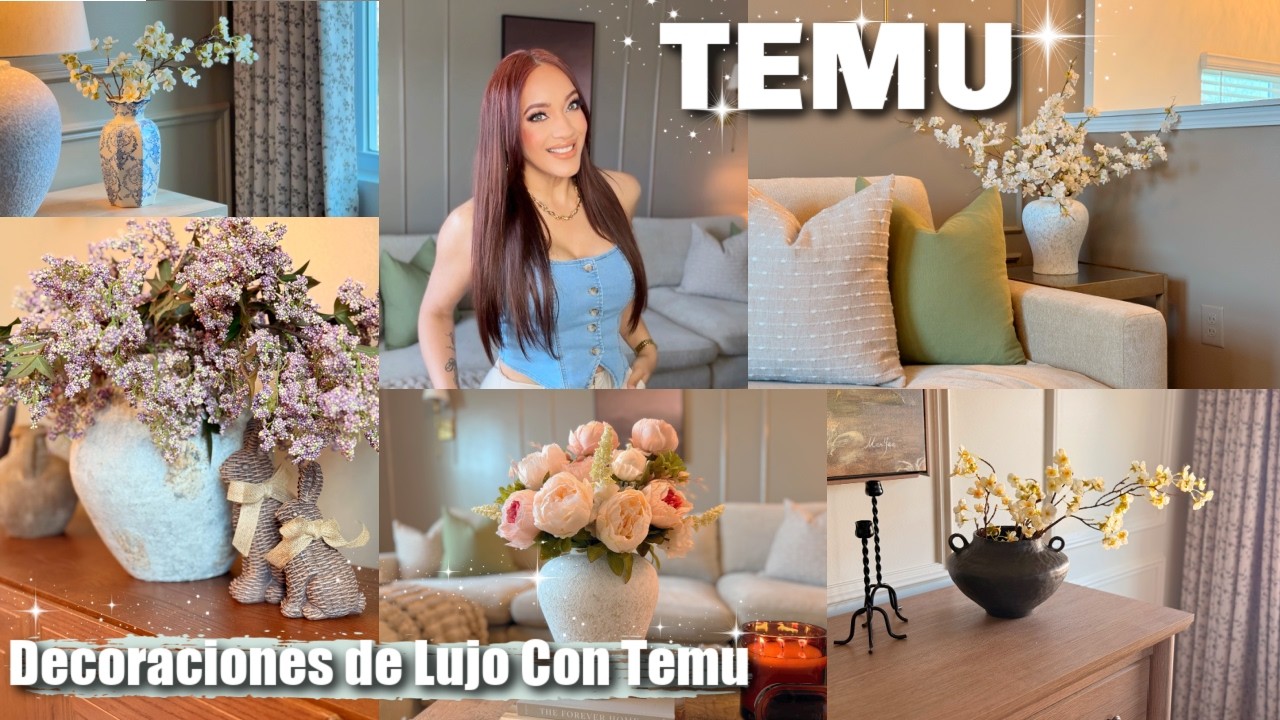 Decoraciones de LUJO con TEMU