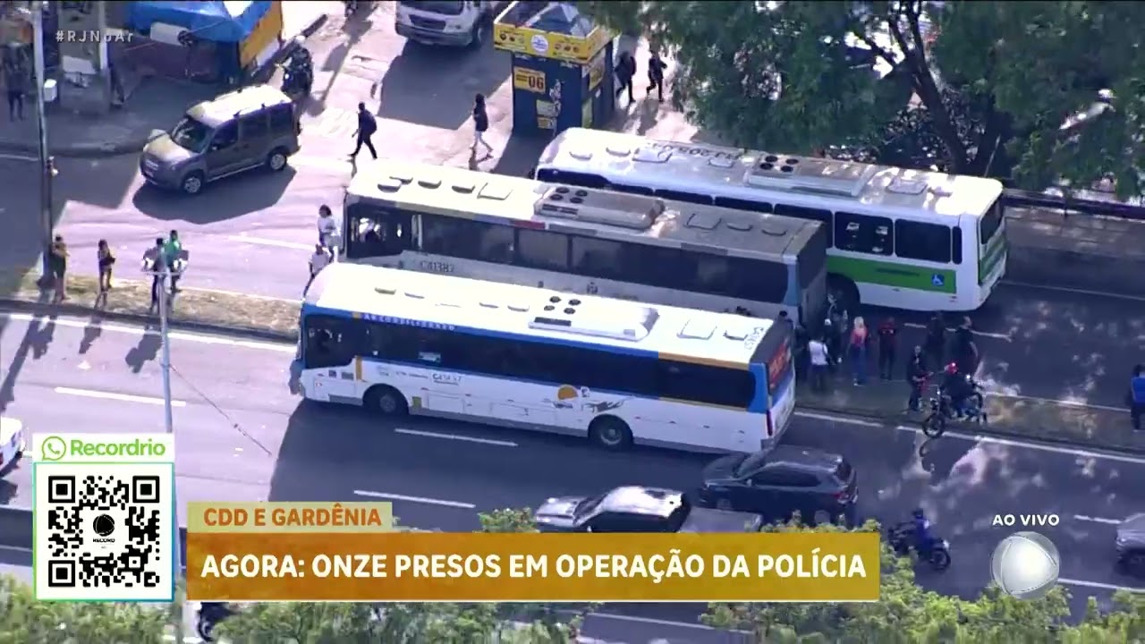 OPERAÇÃO NA CDD E GARDÊNIA AZUL I 11 PRESOS E INTERDIÇÃO NA AV. AYRTON SENNA