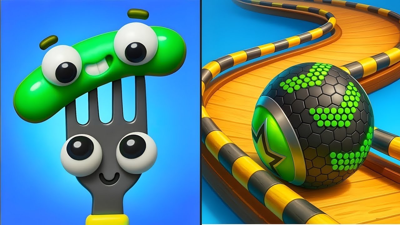 ForkNSausage vs Going Balls Ultimate Challenge Crazy Levels Epic Gameplay 2026 