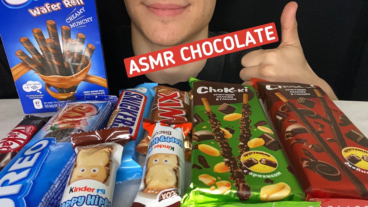 ASMR EATING CHOCOLATE PARTY (MUKBANG)  АСМР ИТИНГ ШОКОЛАД ЧАСТЬ (МУКБАНК) no talking