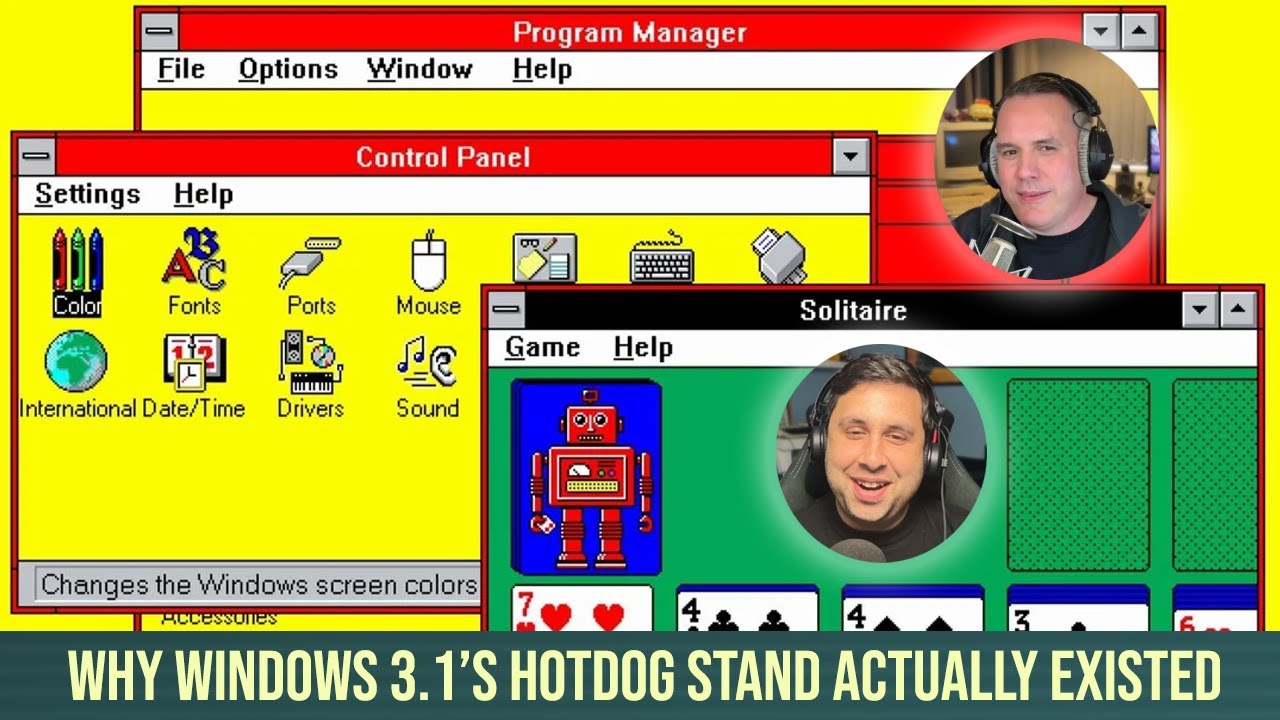 The Real Story Behind Windows’ Infamous Hotdog Stand Colours - The Retro Hour EP510