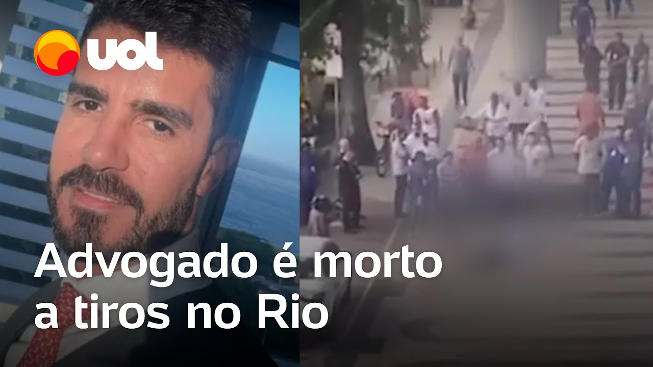 Advogado é morto a tiros próximo à sede da OAB-RJ, no centro do Rio
