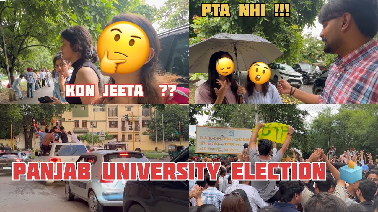😱🙀 ये कोन जीत गया 😲 | PU DAV COLLEGE CHANDIGARH ELECTION 🗳️ | #panjabuniversitychandigarh #election 