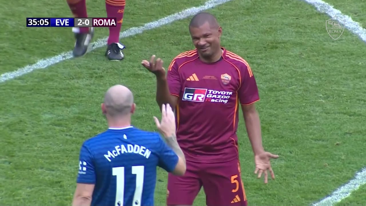 EVERTON 2-0 ROMA | FRIENDLY MATCH HIGHLIGHTS | LEGENDS GAME