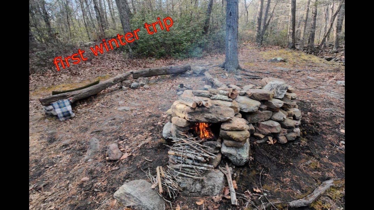 First overnight camping of the winter - George Washington National Forrest